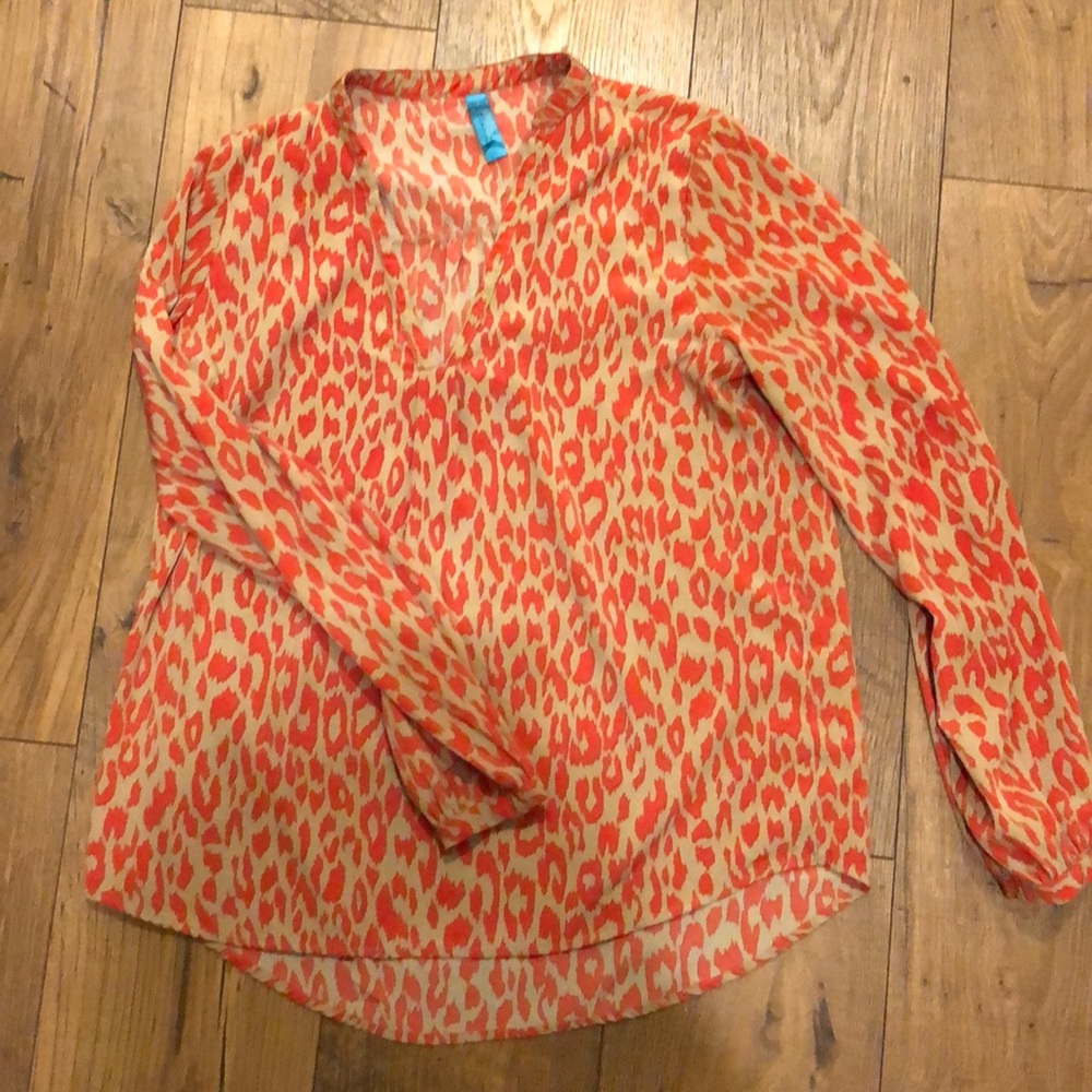 Cheetah Print Hip Length Small Tunic